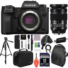 FUJIFILM X-H2 Mirrorless Camera w/ 16-80mm Lens Accessories Bundle Fuji XH2