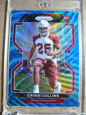 2021 Zaven Collins Panini Prizm Rookie Blue Wave Prizm RC /199 MINT 🔥🔥🔥