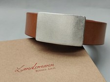 Solid forged Sterling Silver Belt Buckle 3mm/ Handmade