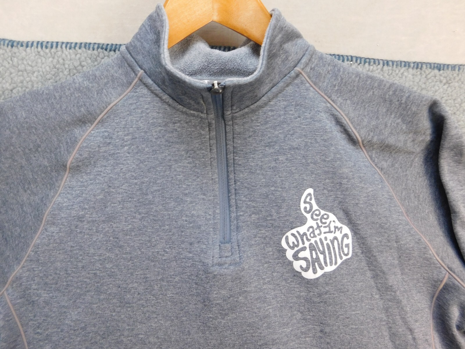 Champion Performance 1/4 Zip Pullover Sweatshirt … - image 2