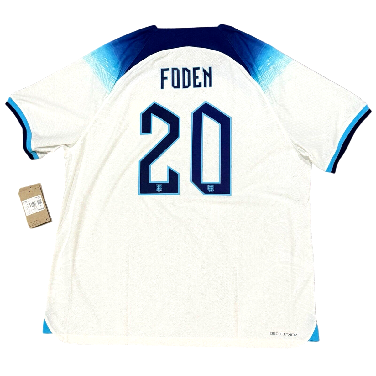2022/23 England Authentic Home Jersey #20 Foden 2XL Nike Player