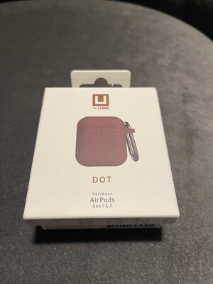 NEW Urban Armor Gear AirPods (1st & 2nd Gen) Silicone Case - Aubergine