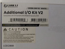 LIANLI O11DE-3W V2 Addition I/O Kit for O11 Dynamic EVO White - O11DE-3W V2