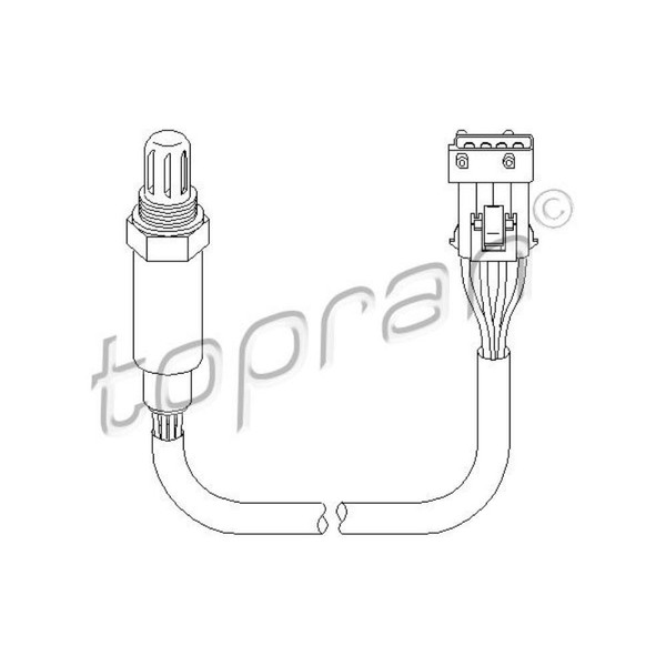 Topran Lambdasonde Regelsonde FüR CitroëN Berlingo Kasten 1.4I 1.4 VTS 1.1I-image