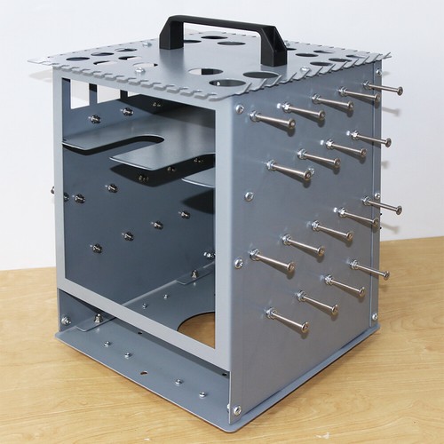 Table top Arbitrarily Rotatable Removable Tool Rack Holder Square Bucket Model - Picture 3 of 12