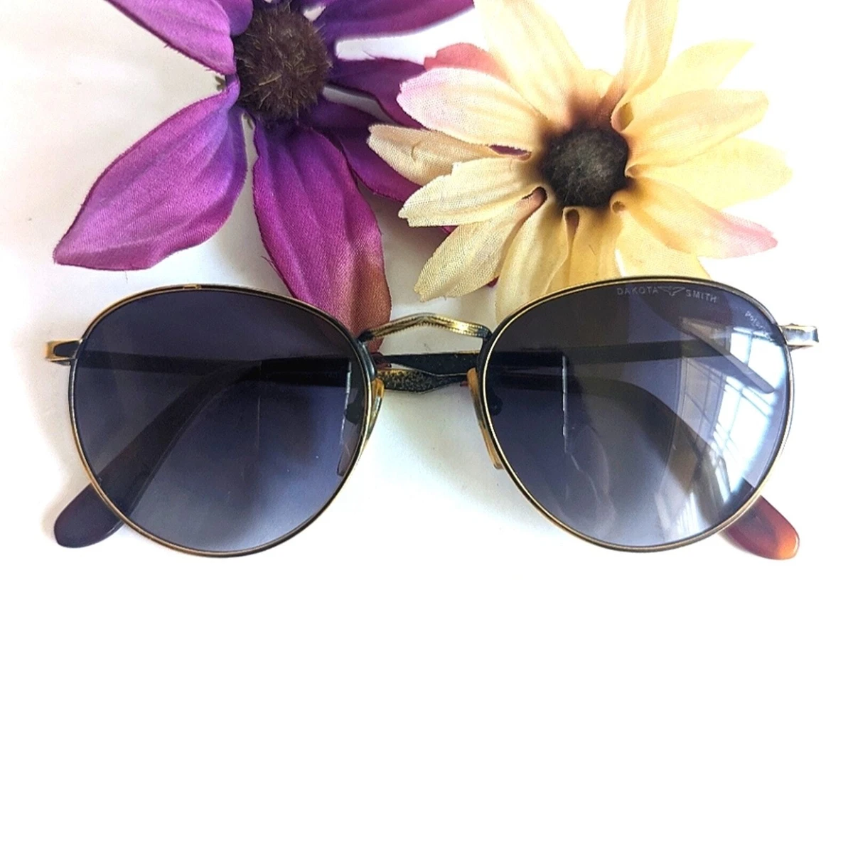 DAKOTA SMITH Polarized Sisley S/022 Steampunk Vintage 80\'s Sunglasses CLASSIC Amazon.com: FEISEDY Retro Round Steampunk Sunglasses Women  main image 2