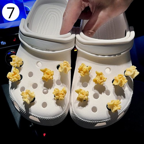 10x DIY Shoes Accessories shoes Buckle for Croc Charms shoes Buttons Decor - Picture 18 of 19