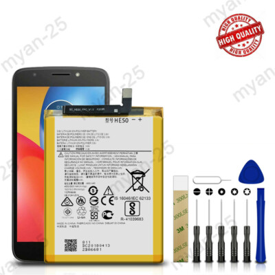 For Motorola Moto E4 Plus XT1776 Replacement Battery HE50 SNN5989A Tools