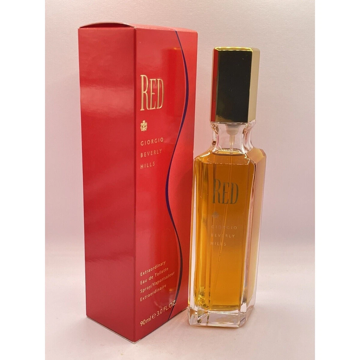 RED By Giorgio Beverly Hills EDT Spray For WOMEN 3 FL OZ NEW IN