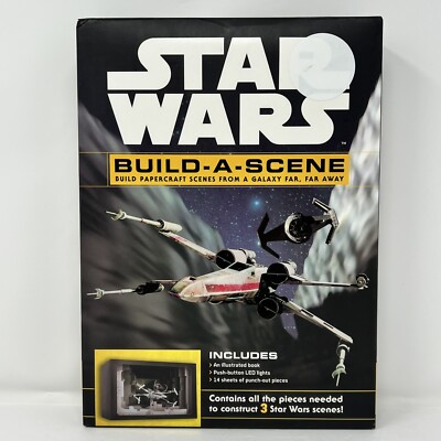 Star Wars Build A Scene Papercraft Scenes w/ lights Galaxy Far Far Away Dioramas