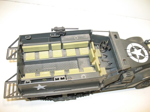 1:24 Huge Military Half Track USA Fully Metal, 29 Cm Long, 1 Kg - Picture 7 of 11