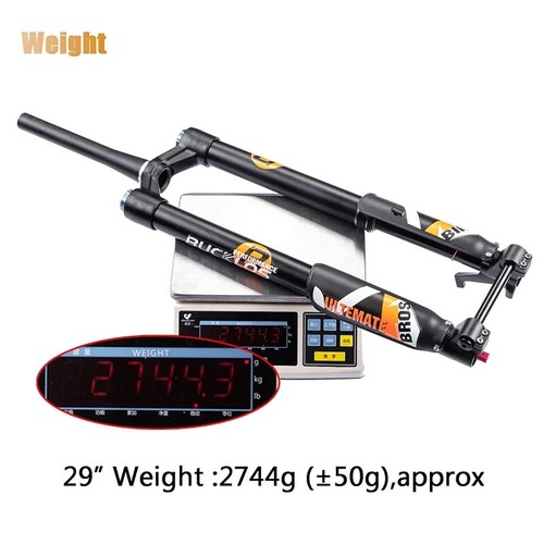 29Inch Downhill Bike Air Fork Inverted Air Suspension Fork 15*110mm Boost - Picture 5 of 15