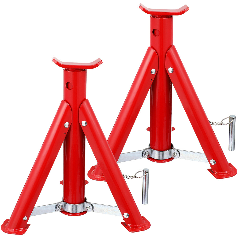 Axle Stands 3 Ton Lifting Capacity Stand Heavy Duty Car Caravan Floor
