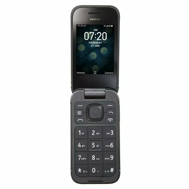 NEW Nokia Straight Talk Nokia 2760 Flip, 4GB, Black- Prepaid Phone