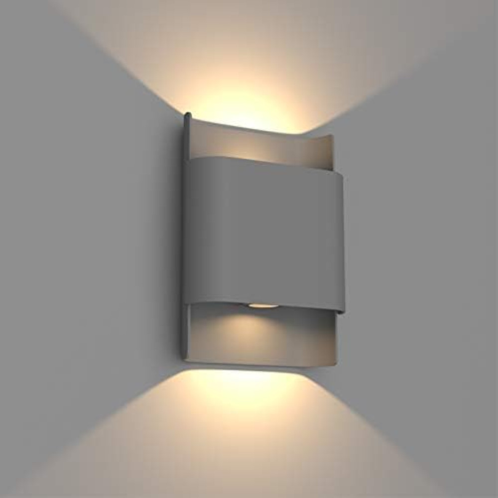 Klighten 12W Applique da Parete: Luce d'Atmosfera Moderna IP65 Alluminio