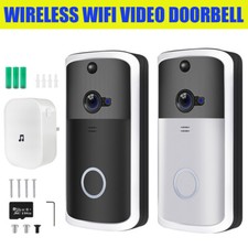 Front Door Wifi Video Doorbell Intercom Security Camera Door Cam 2 Way Audio