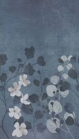 Vlies Fototapete A41701 Blau Grau Blumen Putzoptik Grandeco (9,65€/1Qm)