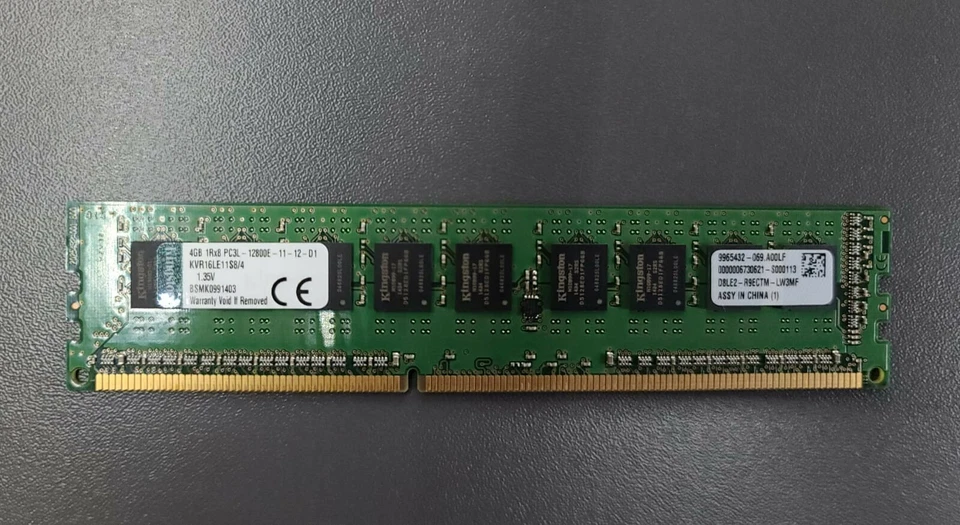 Kingston KVR 4GB DDR3L PC3L-12800E 1600MHz ECC RAM | Unused - Image 2 of 4