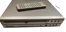 CyberHome CH-DVD 300 DVD Player WITH REMOTE! Tested, Works Silver