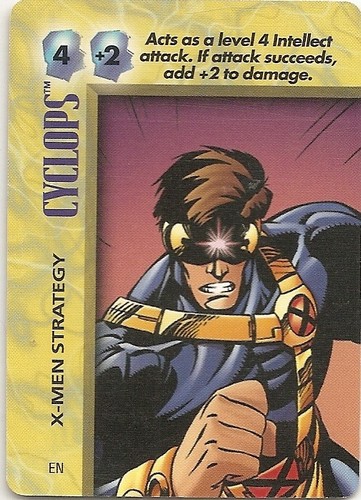 Marvel OVERPOWER Cyclops LOT OP hero 15 sp Wide Beam X-Men Strategy Visual Sweep - Picture 2 of 7
