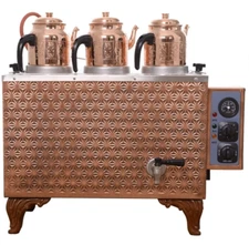 COPPER TEA BOILER HEAVY DUTY PROFESSIONAL TEA MACHINE ELECTRIC SUPPLY 220V