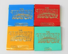 Scented Incense Match Books - Lot of 4 Books: Random Pick 4 Scents From Range