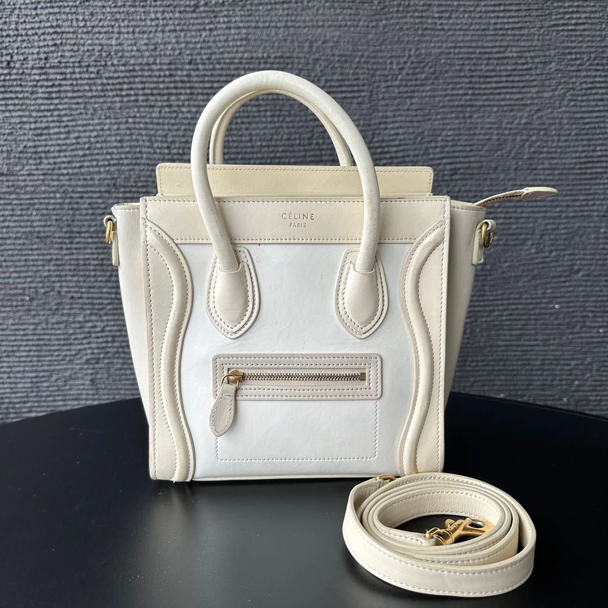 Celine top nano white