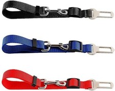 2 Pack Cat Dog Pet Safety Seat belt Clip for Car Vehicle Adjustable Harness Lead