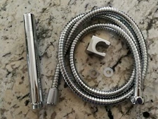 Brass Hand Held Shower Head, S.S Shower Hose,Wall Mounted Shower Holder