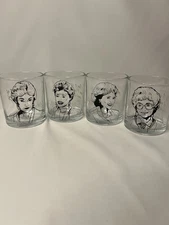 Bioworld ABC Studios Golden Girls Quote Low Ball 10oz Glasses Set 4 Pack