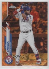2020 Topps Chrome Sapphire Edition Orange 22/25 Elvis Andrus #577 b8h