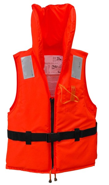 Rettungsweste Schwimmweste Schwimmhilfe Bootsweste Orange Gr. M, 100 Newton-image