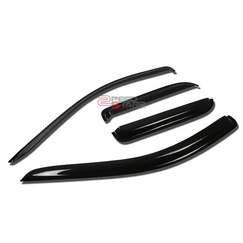 DARK TINT WINDOW VISOR/WIND DEFLECTOR VENT RAIN SHADE FOR 02-09 DODGE RAM QUAD
