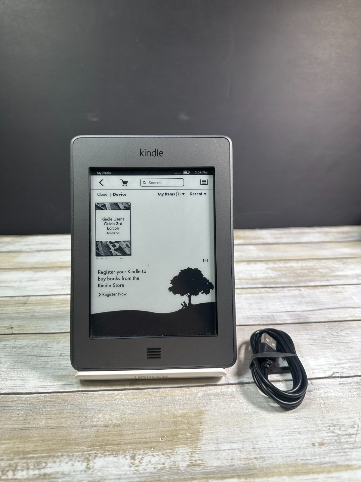 Amazon Kindle Touch (4th Gen.) D01200 - 4GB - Wi-Fi - 6 eReader - Works! Read!. Available Now for $30.90