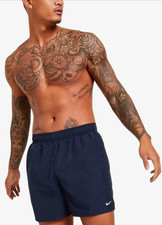 NEW 40 Nike MEN Navy Blue Volly/Swim Trunks SIZE XL