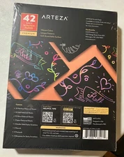Arteza Scratch Paper - 42 Sheets - 10.9 x 8.2 Inches