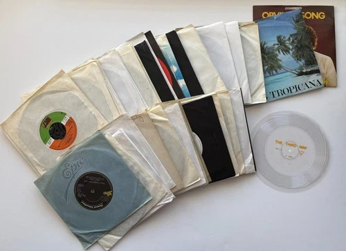 40x 1980s 7" Vinyl Singles Job Lot: Wham Elton John Meat Loaf Human League