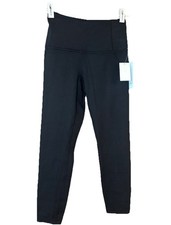 Zella Women  s High-Waist Leggings Size Small Black Mesh Panel NWT