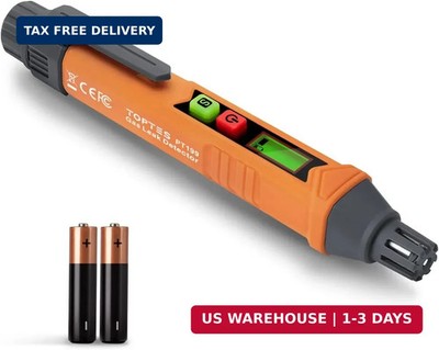 PT199 Natural Gas Leak Detector with Audible & Visual Alarm, Portable Gas Sniffe