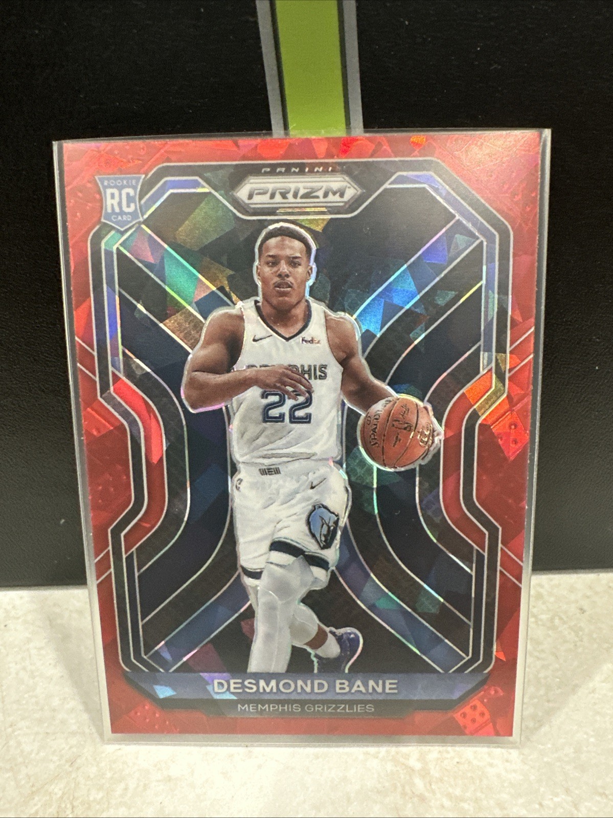 2020-21 Panini Prizm #297 Desmond Bane RC Rookie Red Ice Prizm C4