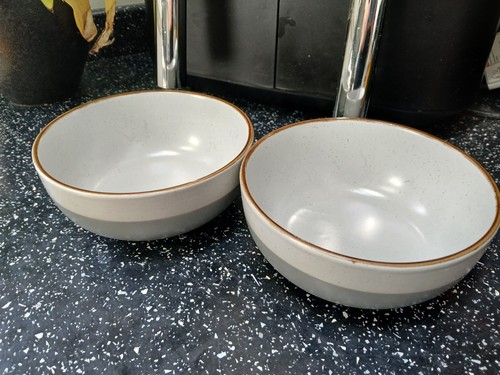 HABITAT GREY CEREAL BOWLS X 2 - Picture 2 of 3