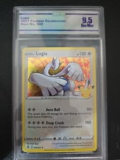 Carta Pokemon Lugia 022/025 Celebrazioni Holo Rara 2021 CCG 9,5 MINT 