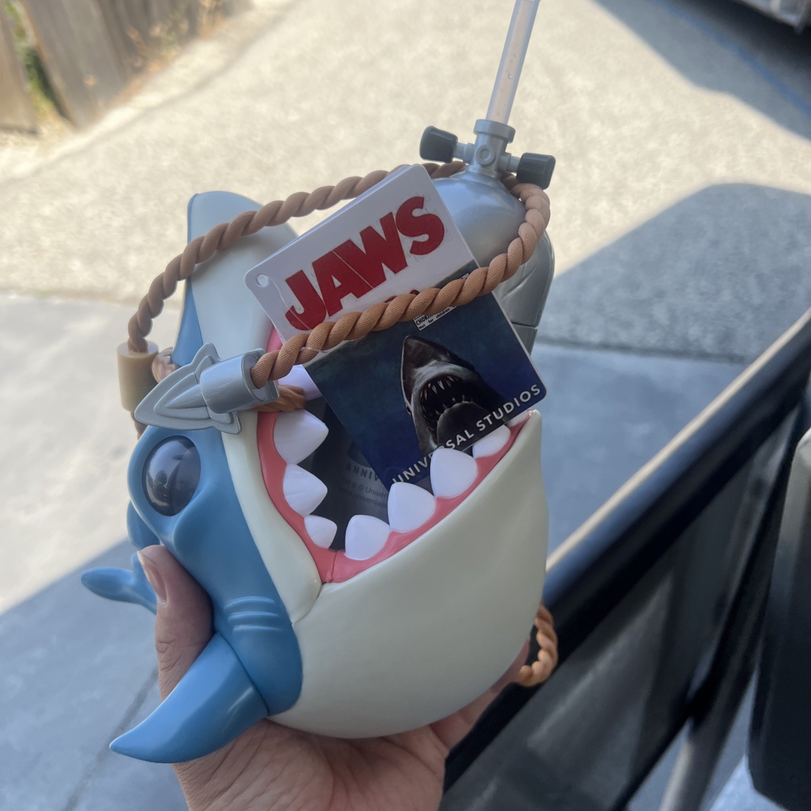 New Universal Orlando Jaws 50th Anniversary Sipper Cup Shark & Tank ...