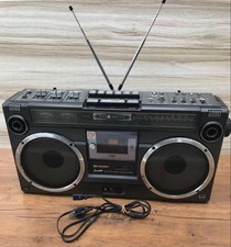 SHARP GF-303SB THE SEARCHER Boombox Radio Works AS-IS Used From Japan