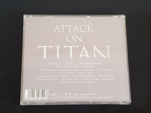 Attack on Titan Original Soundtrack MUSIC BY SHIRO SAGISU-SHINGEKI NO KYOJIN CD - Picture 2 of 3