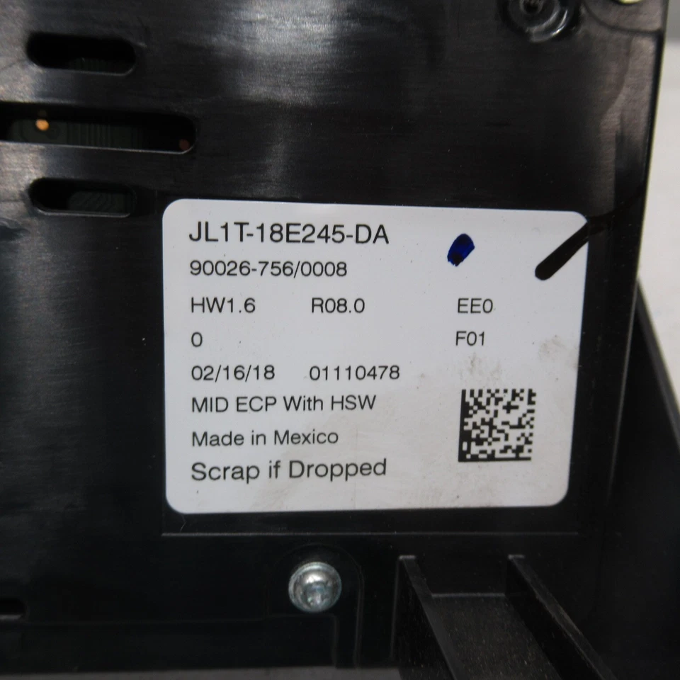 Ford Expedition 2018 panel de control de radio con controles de temperatura OEM Foto 3 de 4