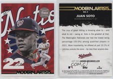2022 Topps Gallery Modern Artists Green /250 Juan Soto #MA-3