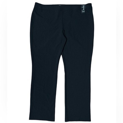 Elegant Women's Black Straight Leg Pants