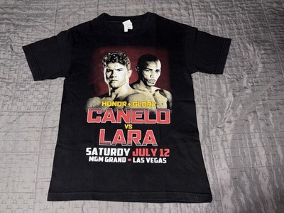 2014 Canelo Alvarez vs Erislandy Lara MGM Grand Boxing Fight T Shirt Small