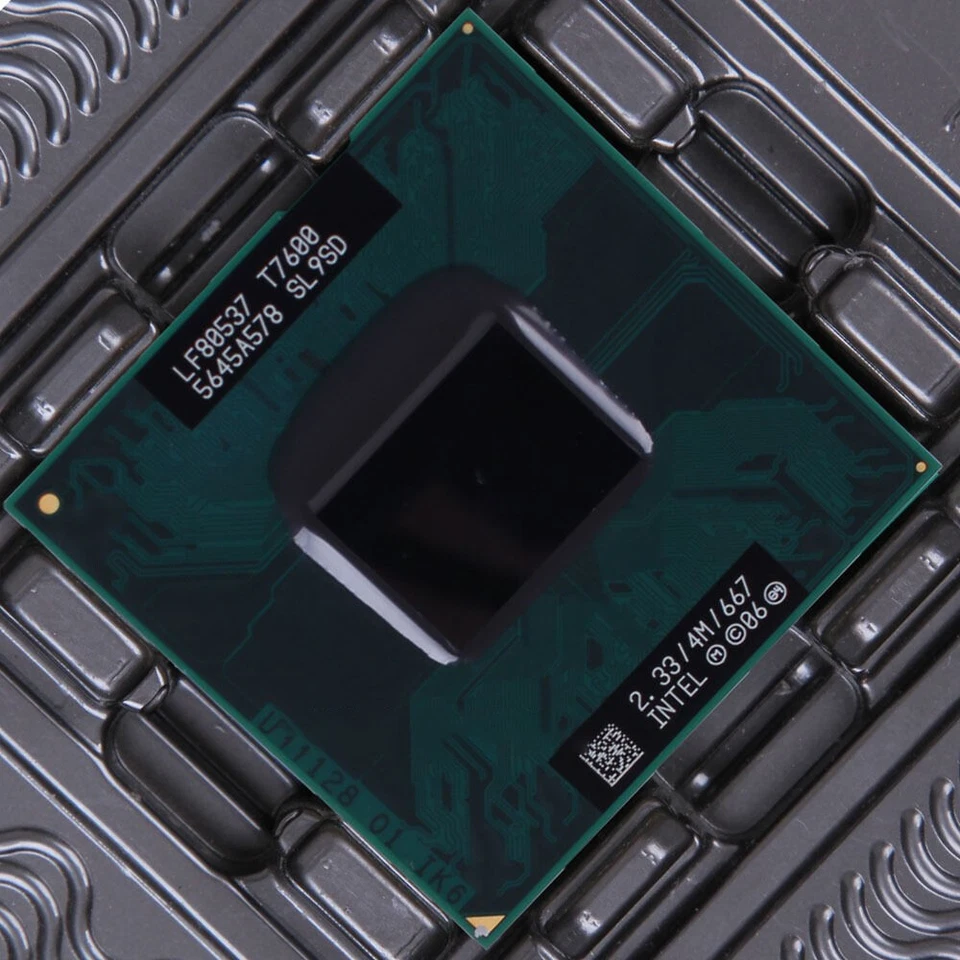 Intel Core 2 Duo T7600 Processor 2.33GHz Socket M,479,604,478/N CPU 34W 667MHz - Image 3 of 4